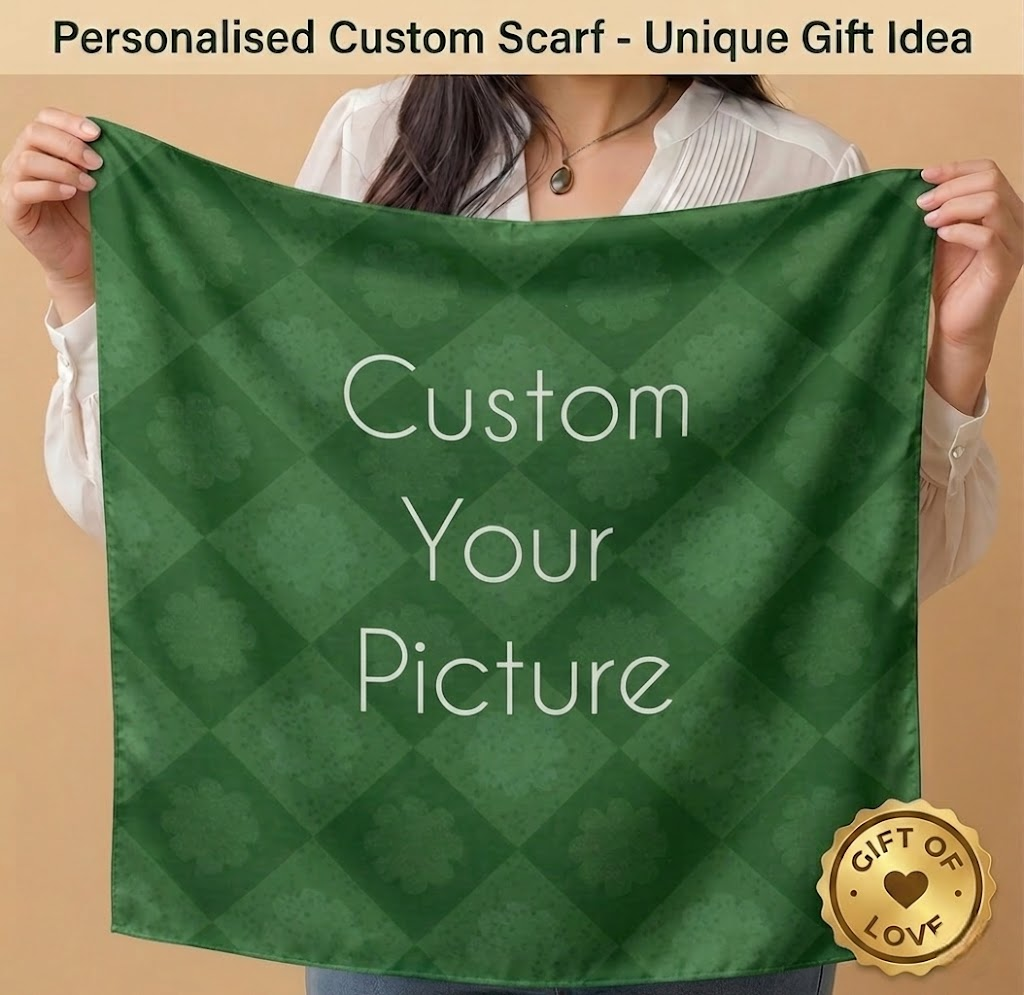 Face Scarf Mask - customize Soft Silk Scarf for Women