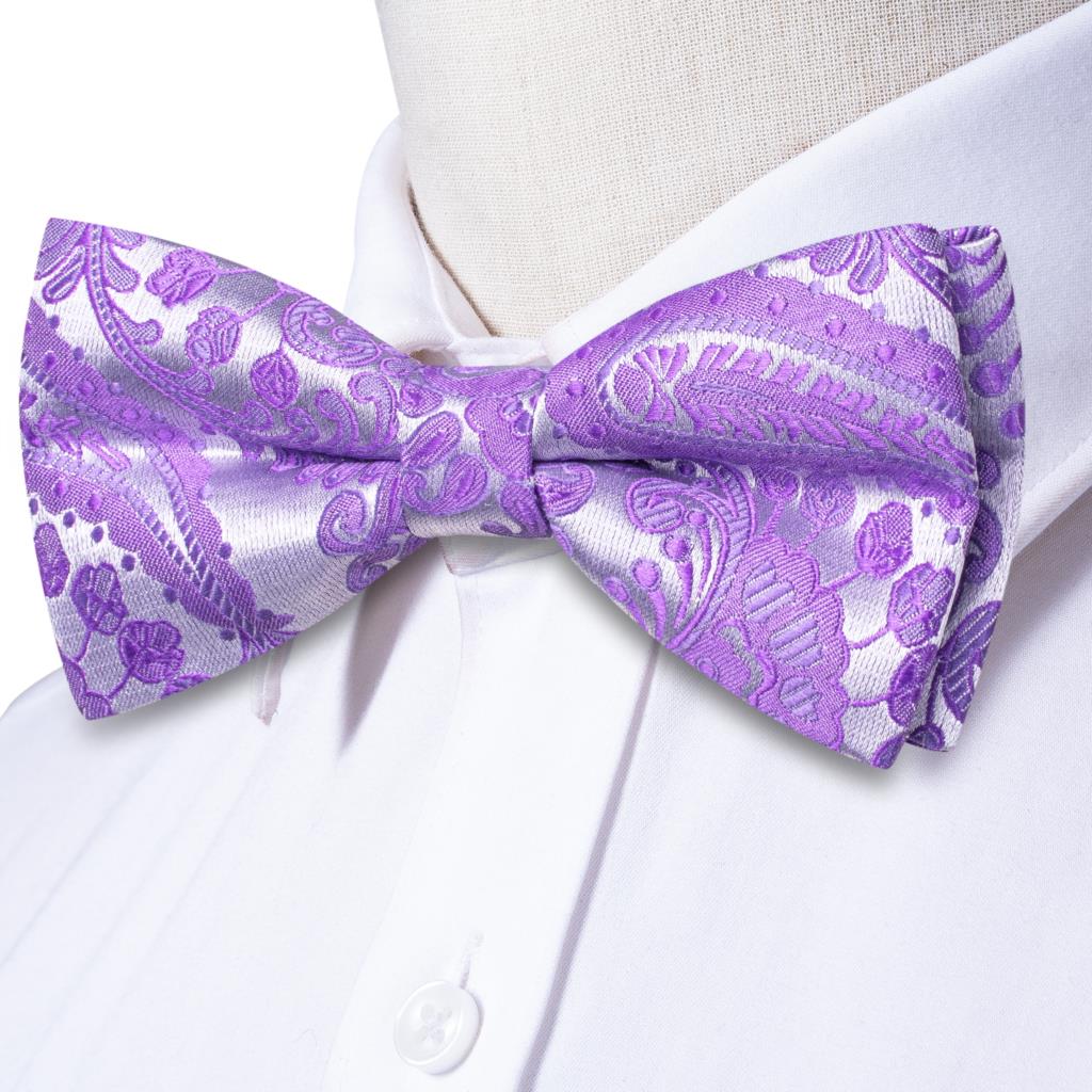 Purple Lilac Lavender Pansy Vi – обзор и цена Bow Tie Pre Tied