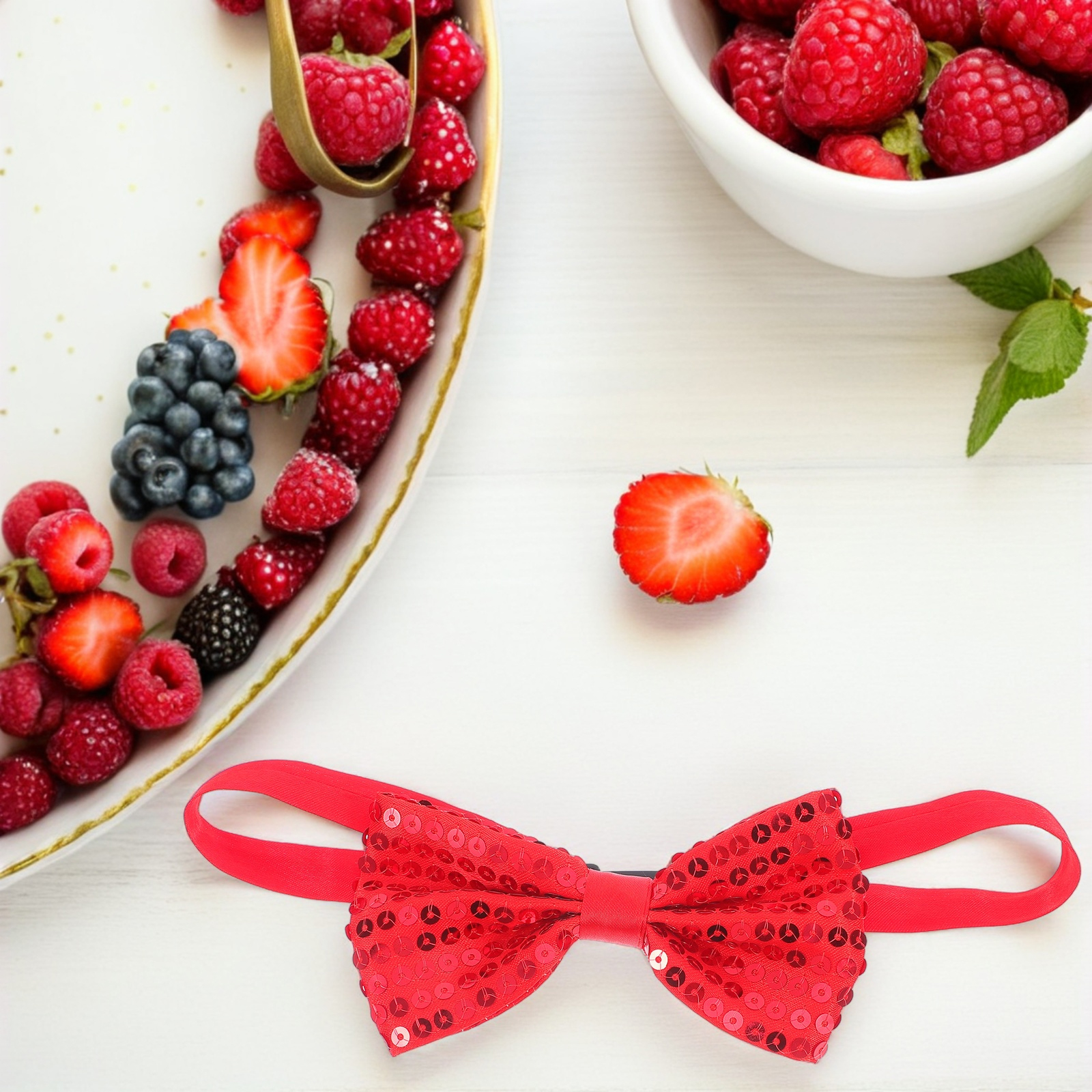 5Pcs Children Sparkly Sequin B – обзор и цена Bow Tie Pre Tied