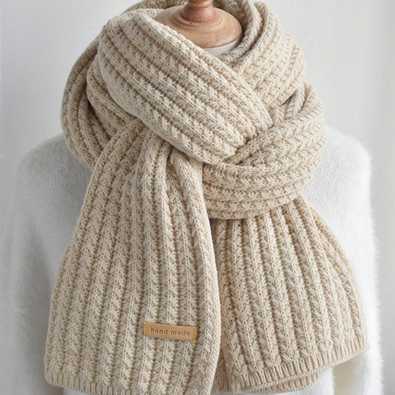 Thick Cable Knit Warm Cashmere – обзор и цена Muffler Men Wool