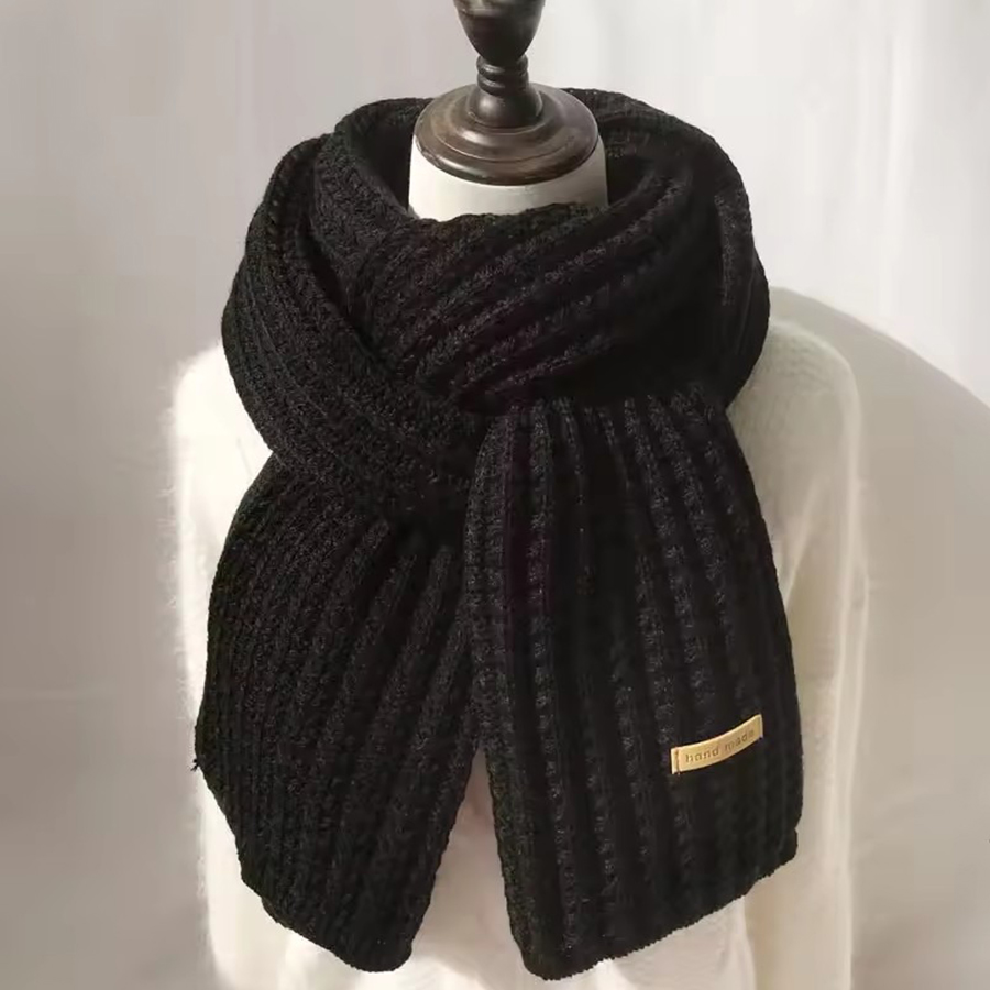 Thick Cable Knit Warm Cashmere – обзор и цена Muffler Men Wool