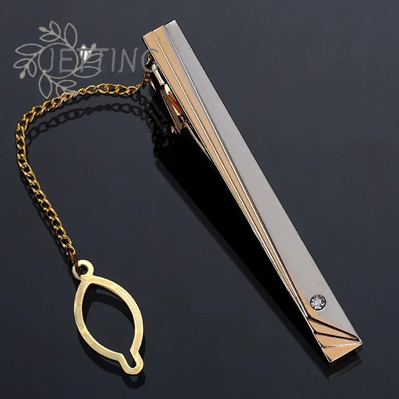 Hot Metal Simple Necktie Buckl – обзор и цена Tie Clip Silver