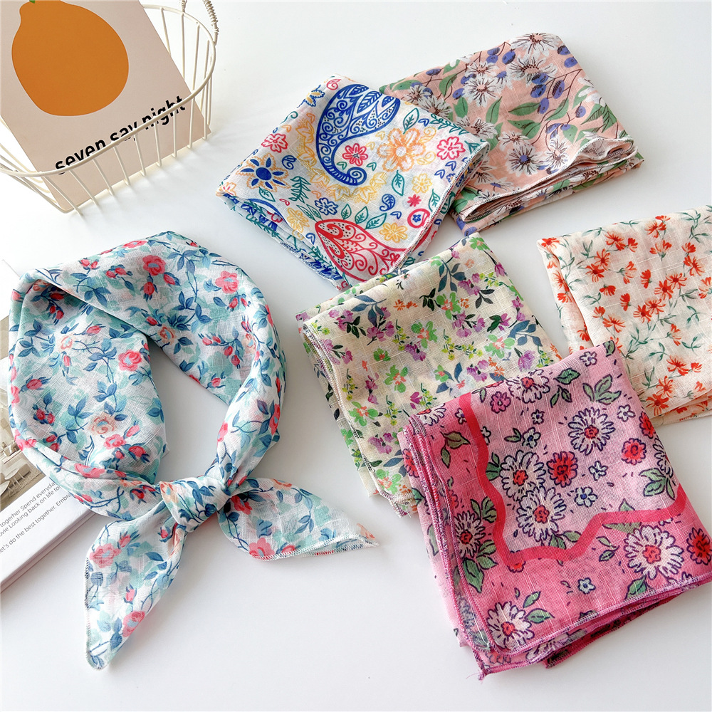 Spring Autumn Scarf Chic Fashi – обзор и цена Bandana Cotton
