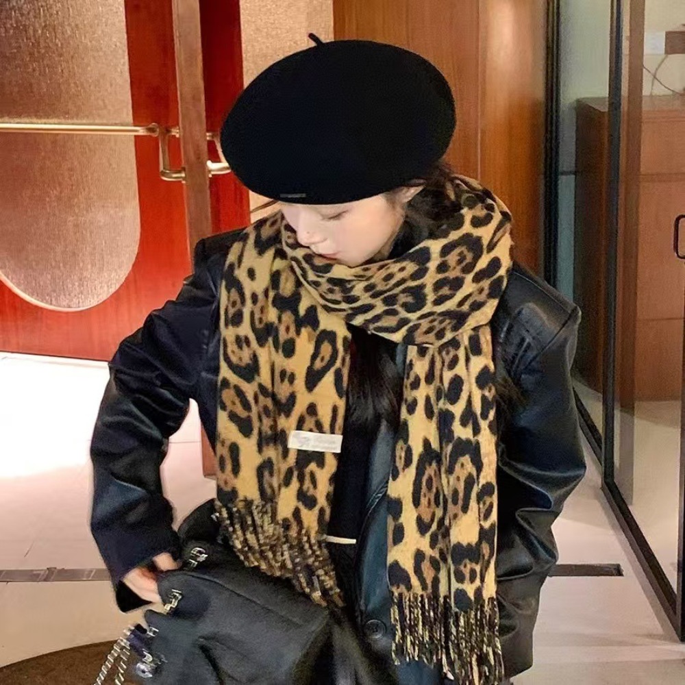 190*70CM Design Leopard Scarf  – обзор и цена Woven Scarf Blanket
