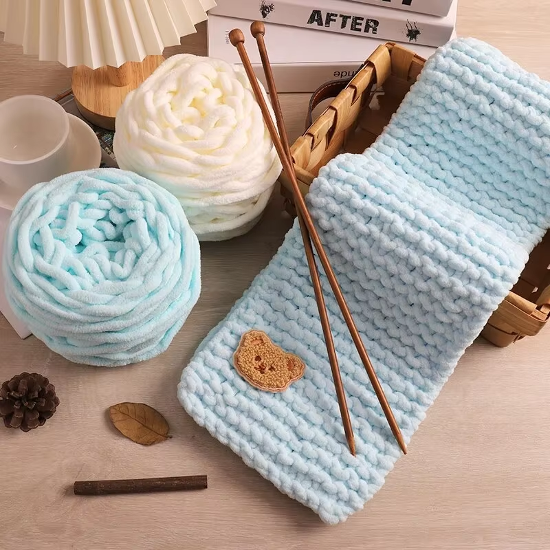 3PCS 300g Chenille Knitting Ya – обзор и цена Woven Scarf Blanket