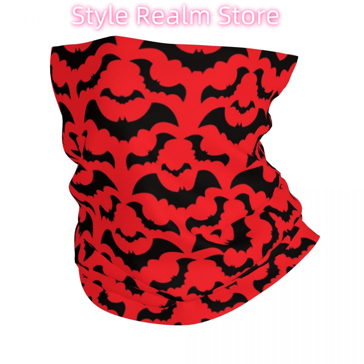 Gothic Witch Bats Pattern Band – обзор и цена Neck Warmer Tube