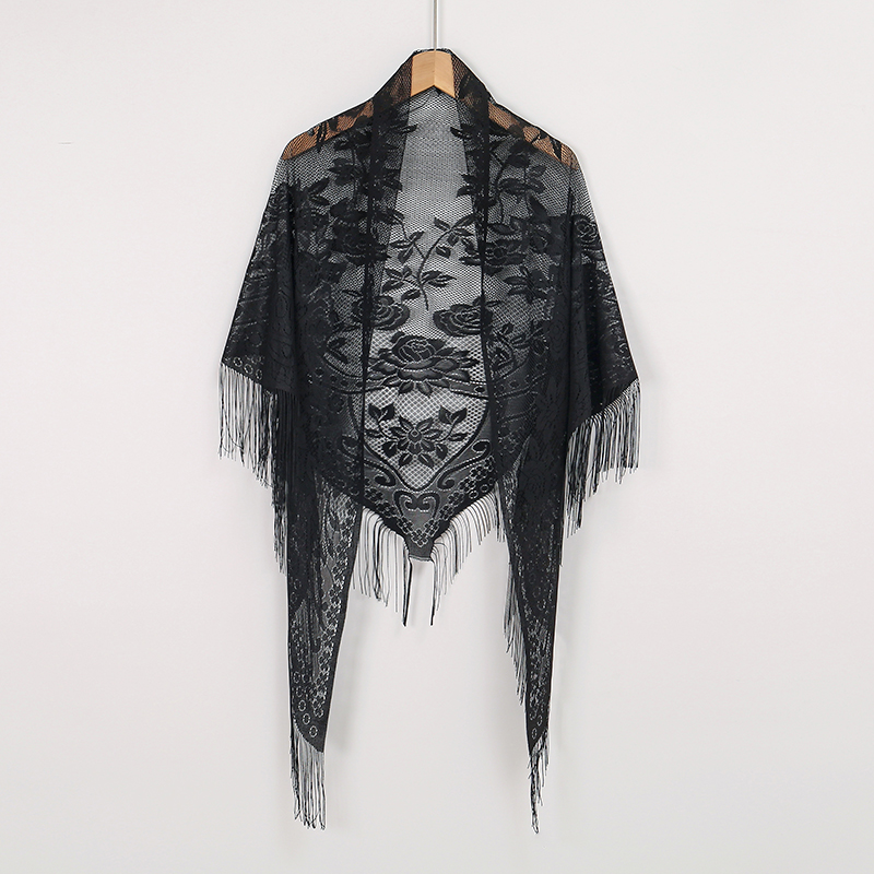 New Embroidery Lace Scarf Shaw – обзор и цена Stole Wedding Shawl