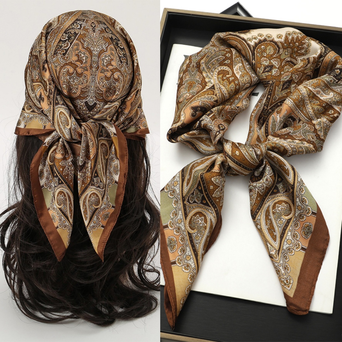 Bohemian Style Print Luxury Br – обзор и цена Face Scarf Mask