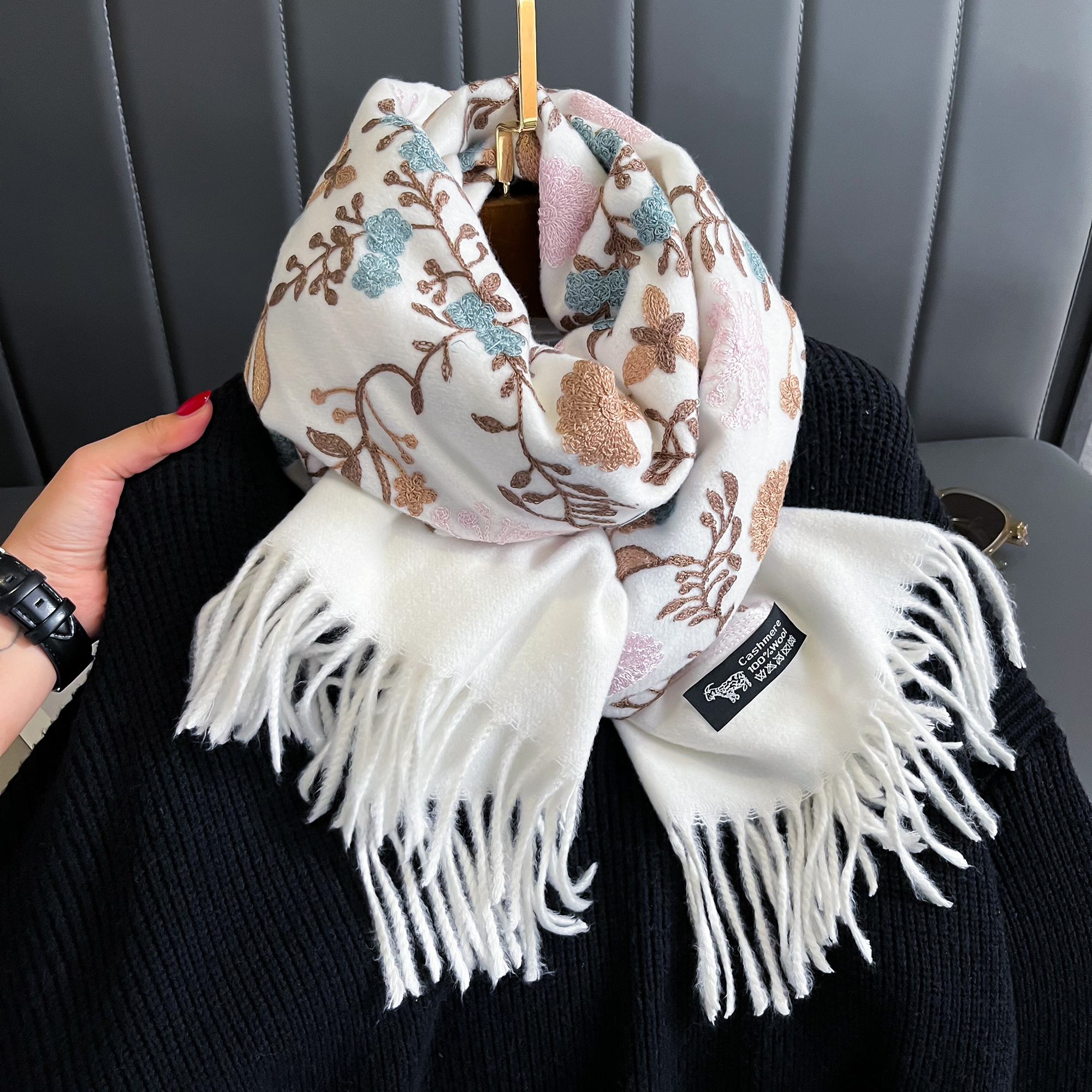 New Winter Warm Cashmere Scarf – обзор и цена Woven Scarf Blanket