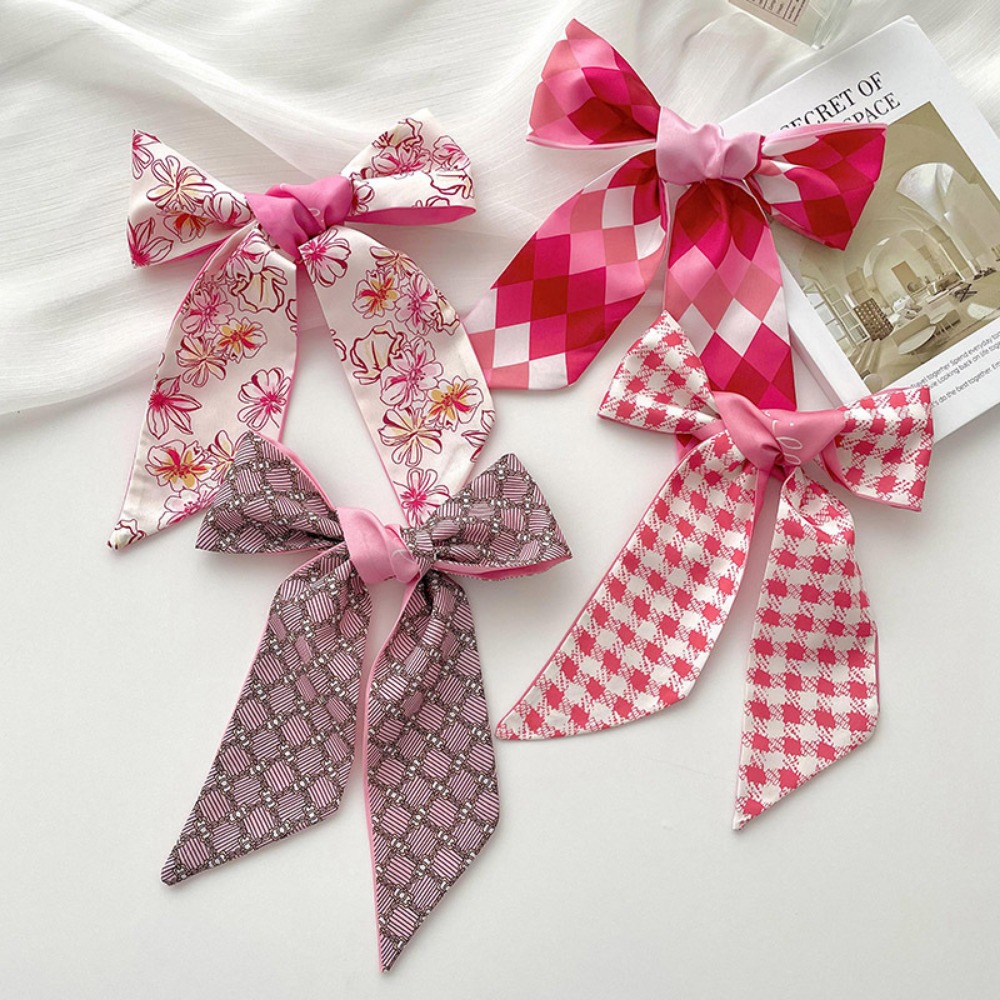 2-6pcs/set Silk Satin Scarf Wo – обзор и цена Ascot Neck Scarf