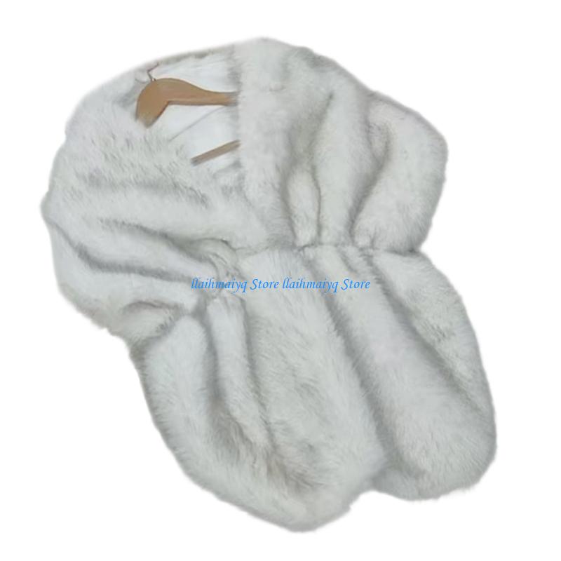 573B Luxurious Artificial Furs – обзор и цена Stole Wedding Shawl