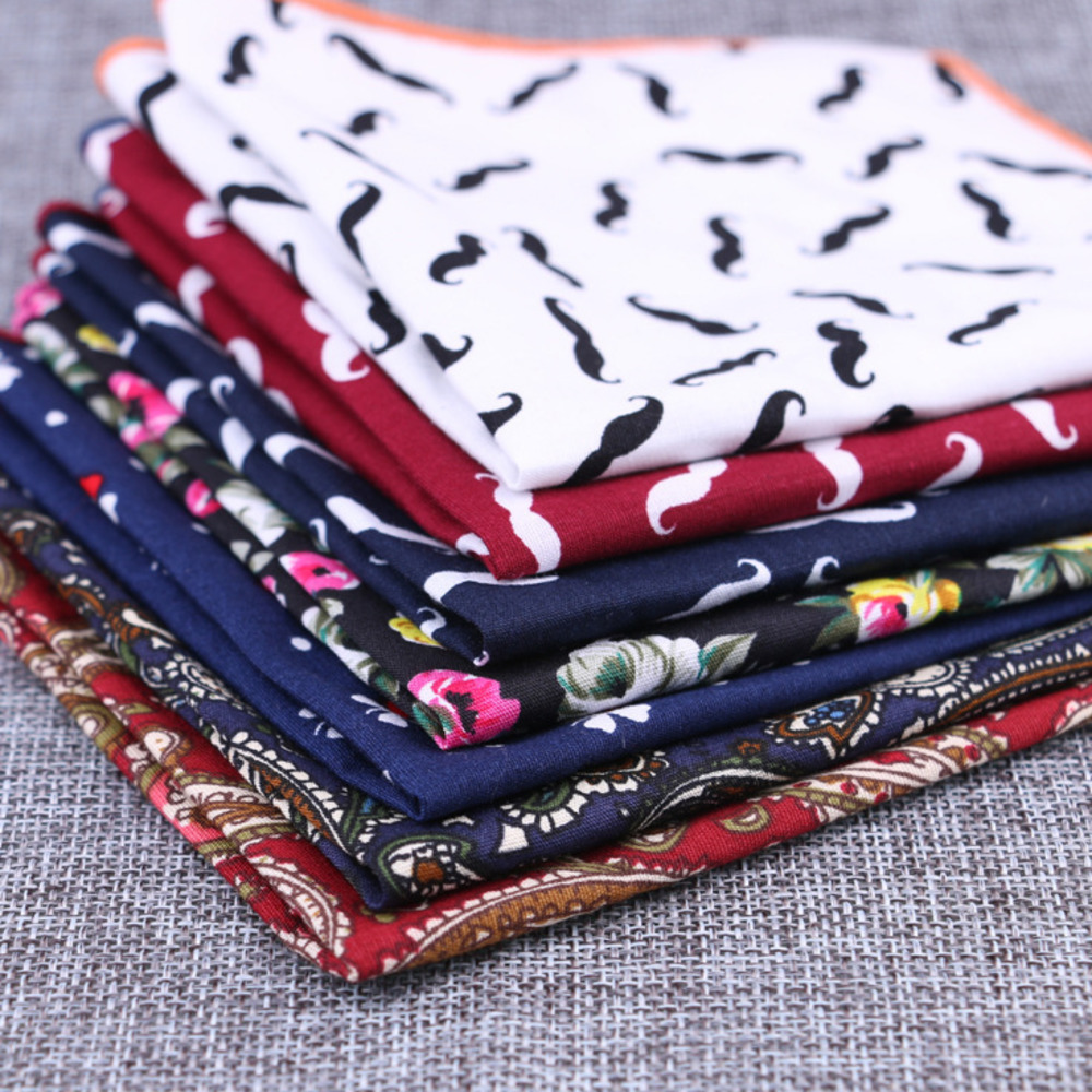 Fashion Cotton Pocket Square F – обзор и цена Handkerchief Cotton Men