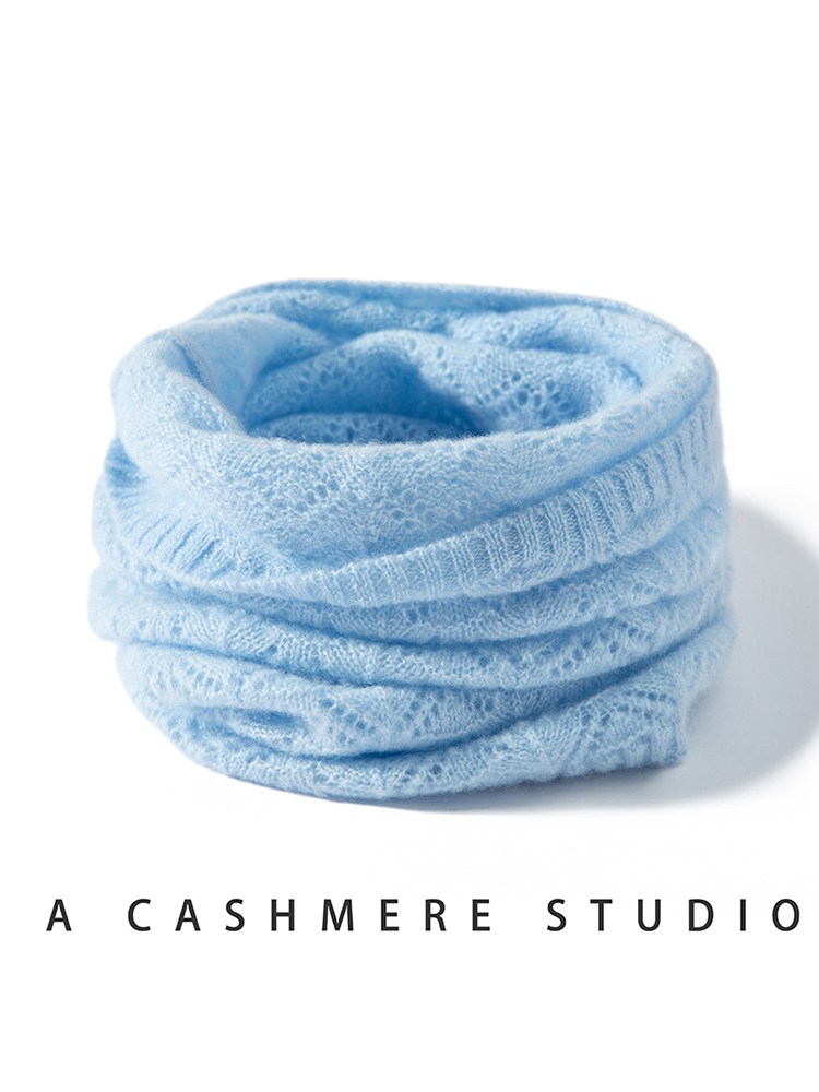 Womens 100% Cashmere Fan Point – обзор и цена Infinity Scarf Knit