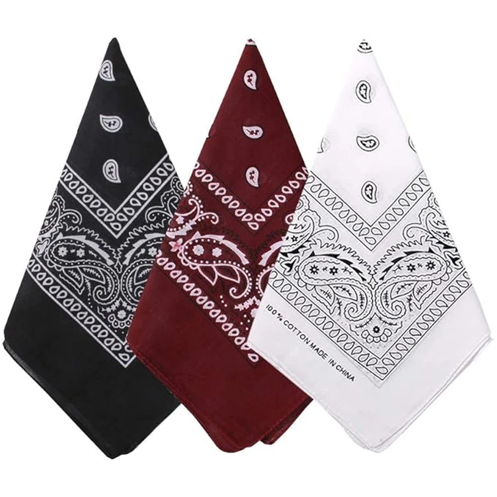 Unisex Men Women Bandana Hairb – обзор и цена Handkerchief Cotton Men