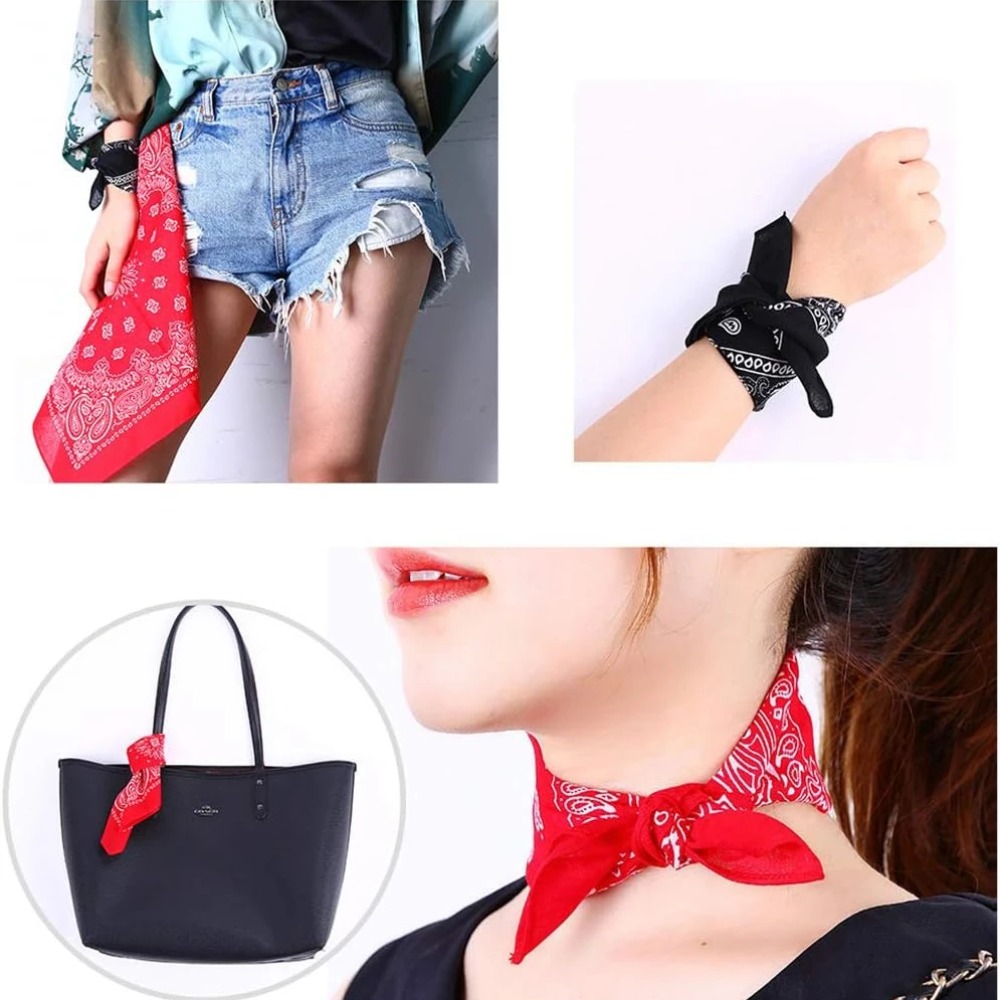 Unisex Men Women Bandana Hairb – обзор и цена Handkerchief Cotton Men