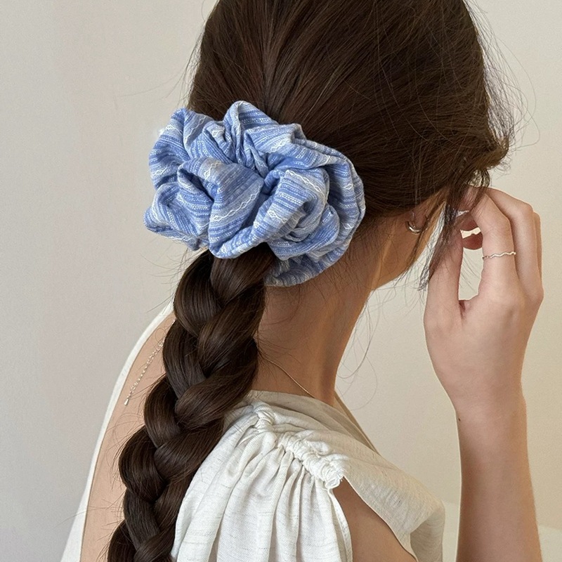 2024 Korea Fashion Stripe Hair – обзор и цена Silk Tie Striped