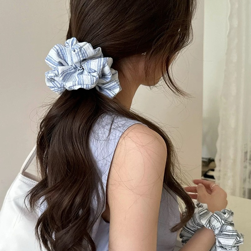 2024 Korea Fashion Stripe Hair – обзор и цена Silk Tie Striped