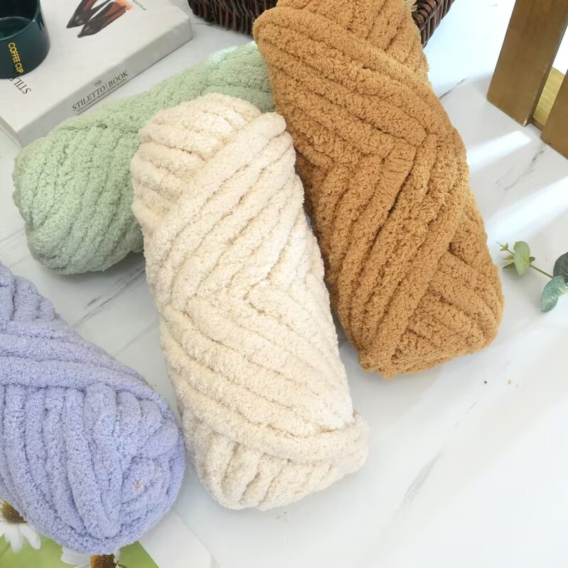 Cat Tail Yarn, Extra Thick Ice – обзор и цена Woven Scarf Blanket