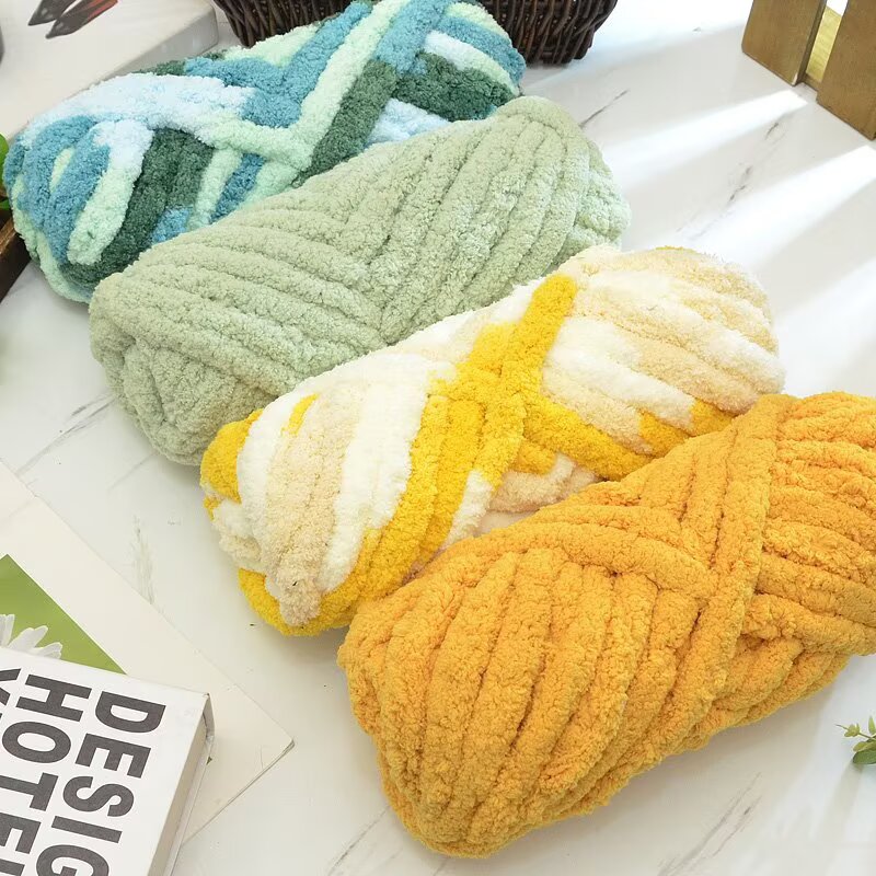 Cat Tail Yarn, Extra Thick Ice – обзор и цена Woven Scarf Blanket