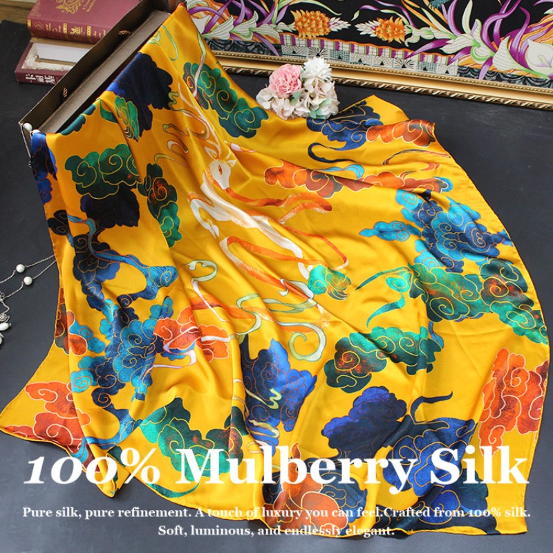 New Luxury 110x110cm Real Silk – обзор и цена Pashmina Wrap Large