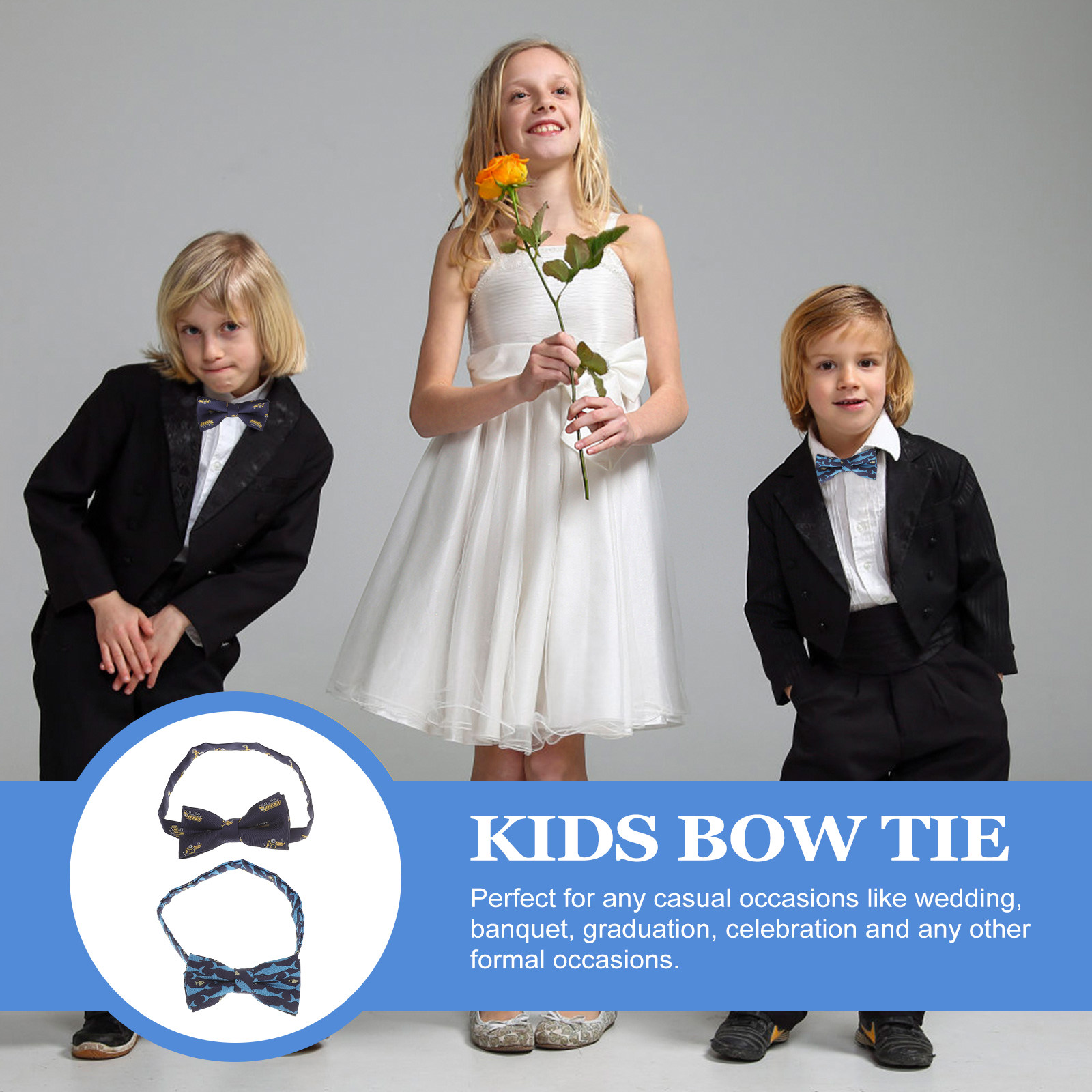 2Pcs Kids Bow Tie Cartoon Pre- – обзор и цена Bow Tie Pre Tied