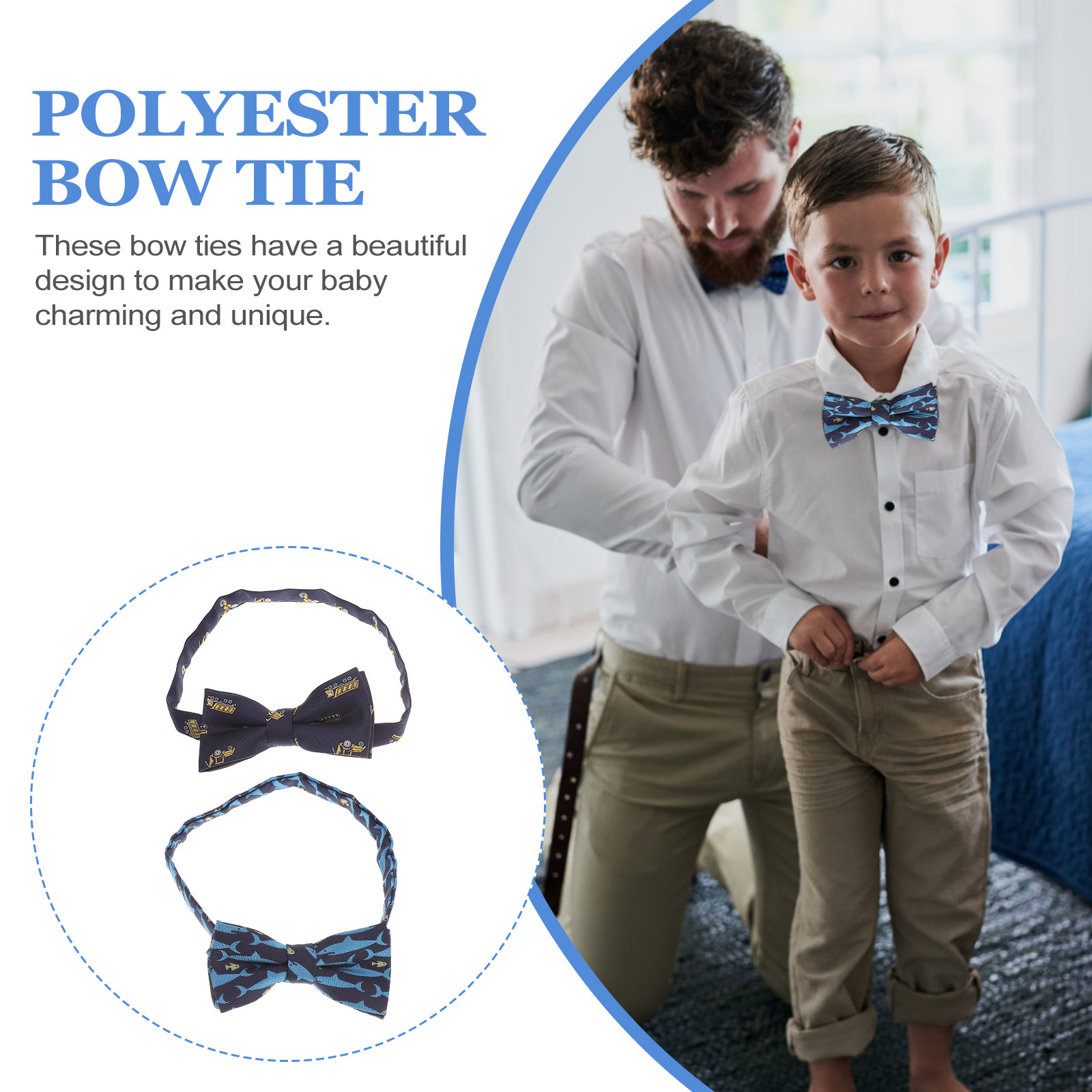2Pcs Kids Bow Tie Cartoon Pre- – обзор и цена Bow Tie Pre Tied