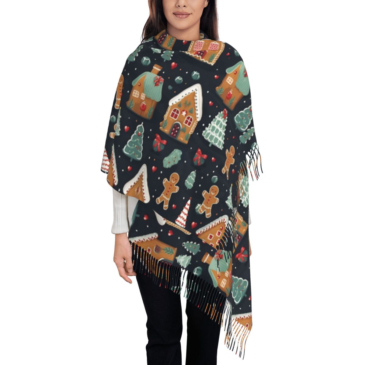 Christmas Delight- Whimsical G – обзор и цена Pashmina Wrap Large