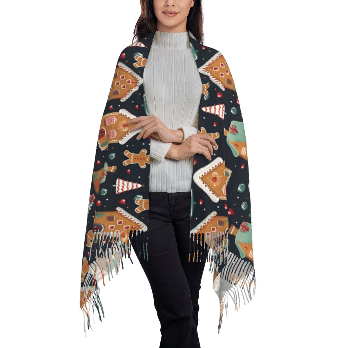 Christmas Delight- Whimsical G – обзор и цена Pashmina Wrap Large