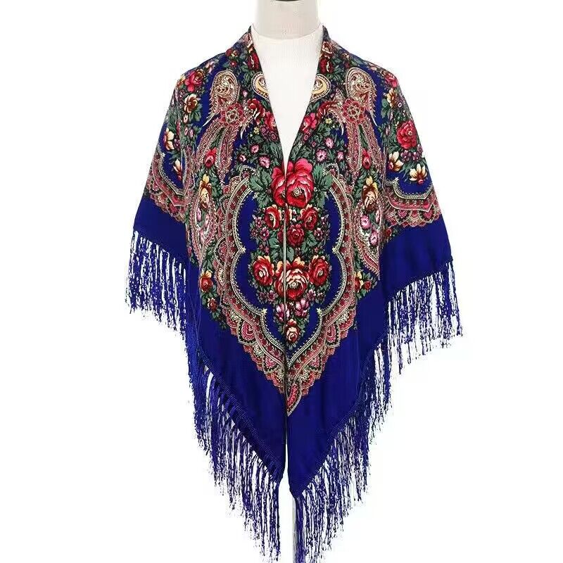 130*130cm Ethnic Printed Squar – обзор и цена Woven Scarf Blanket