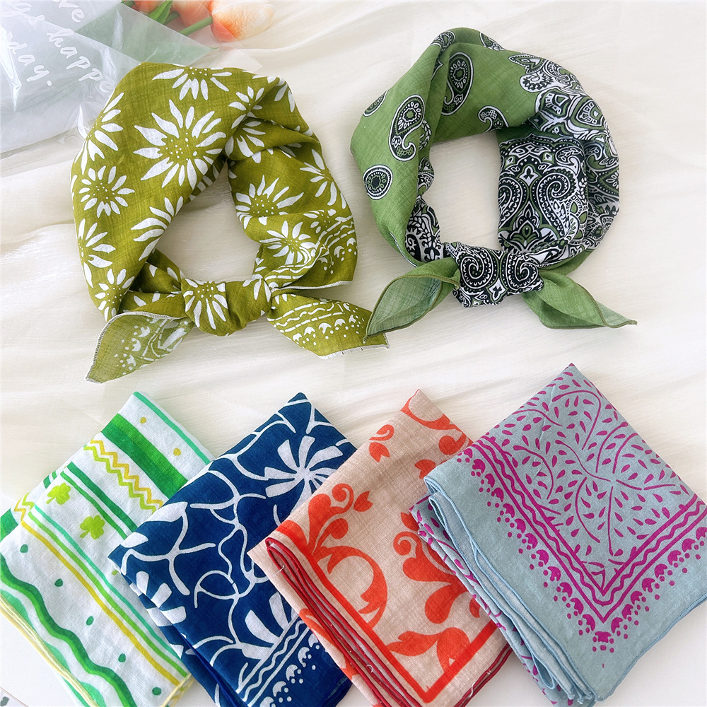 Luxury Floral Print Cotton Lin – обзор и цена Bandana Cotton
