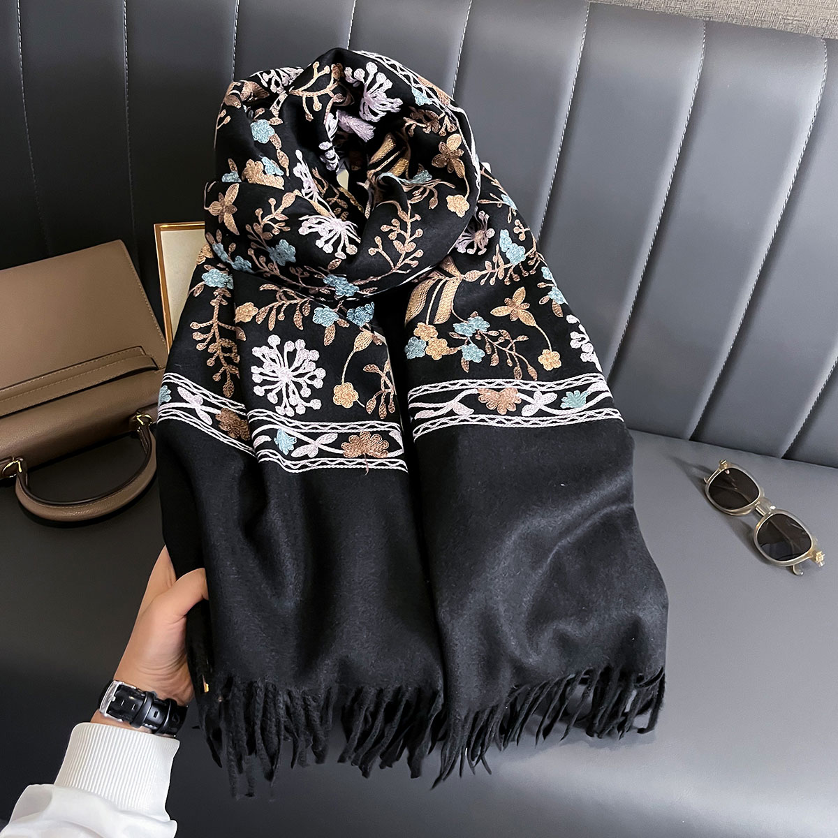 New Winter Warm Cashmere Scarf – обзор и цена Woven Scarf Blanket