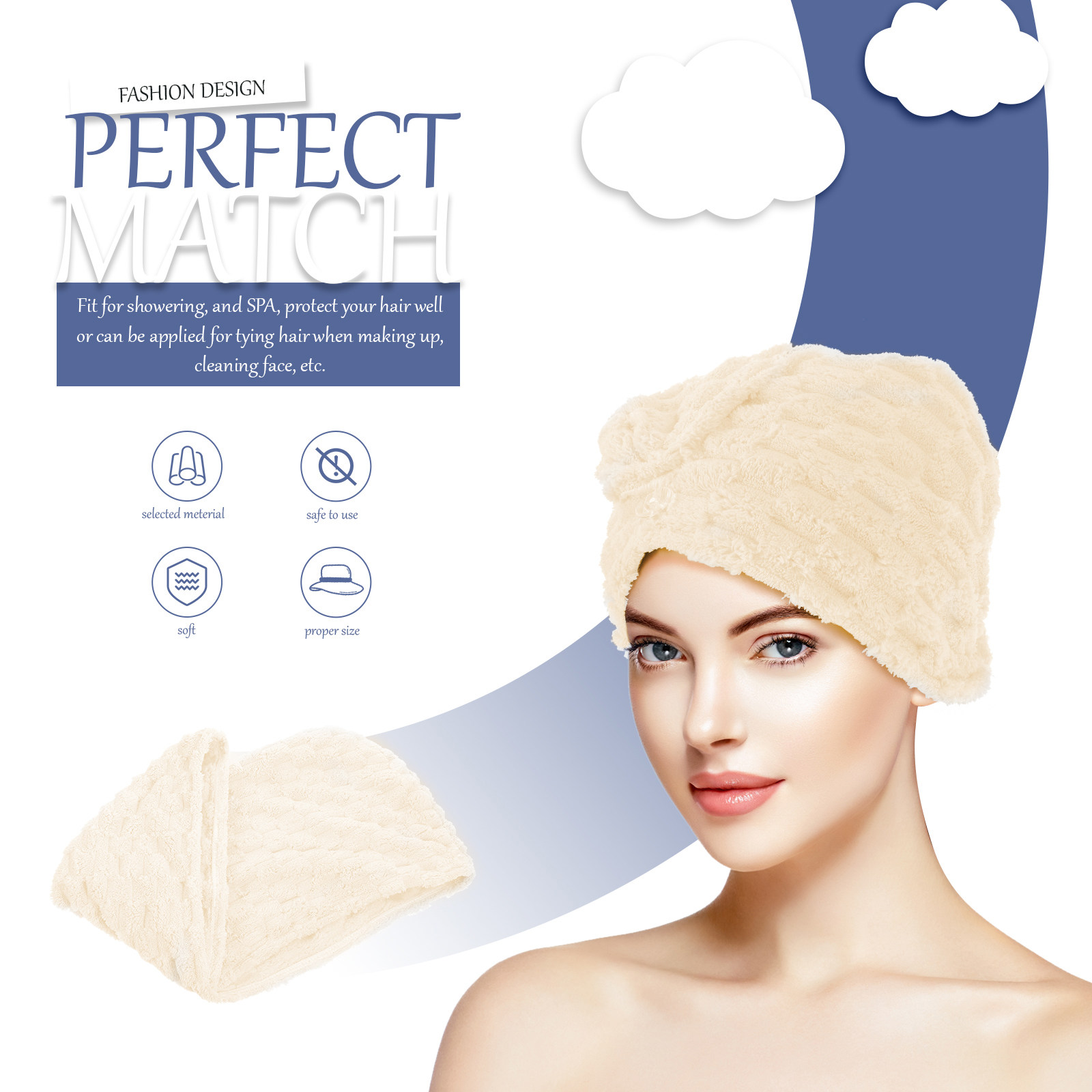 Extra Thick Hair Towel Wrap fo – обзор и цена Head Wrap Turban