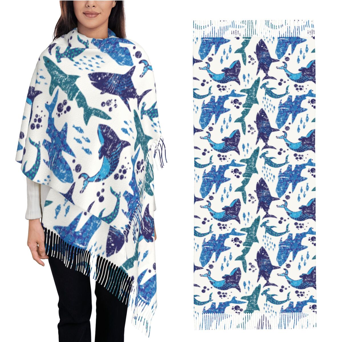 Shark Underwater World Ocean S – обзор и цена Pashmina Wrap Large