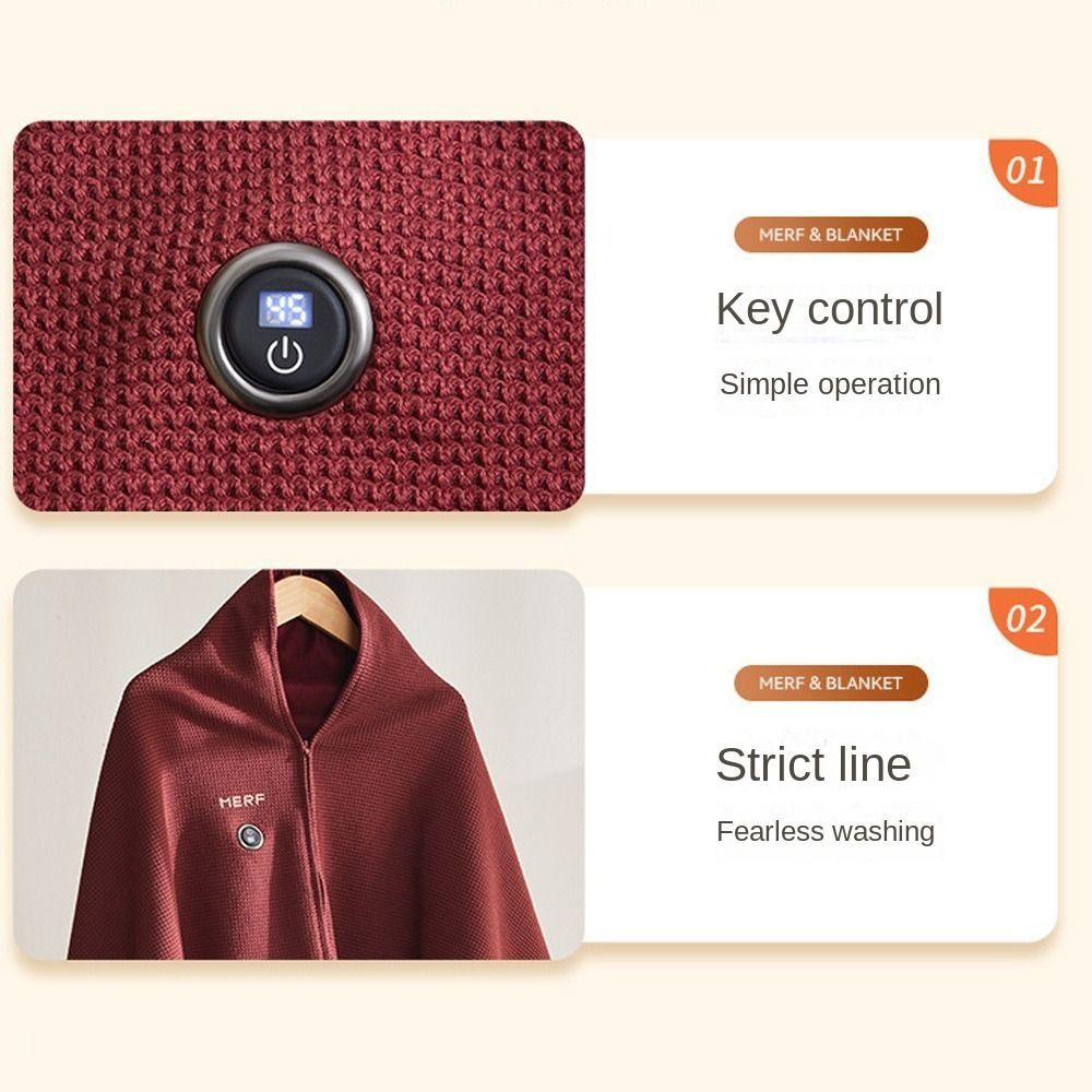Fashion Wearable USB Electric  – обзор и цена Woven Scarf Blanket