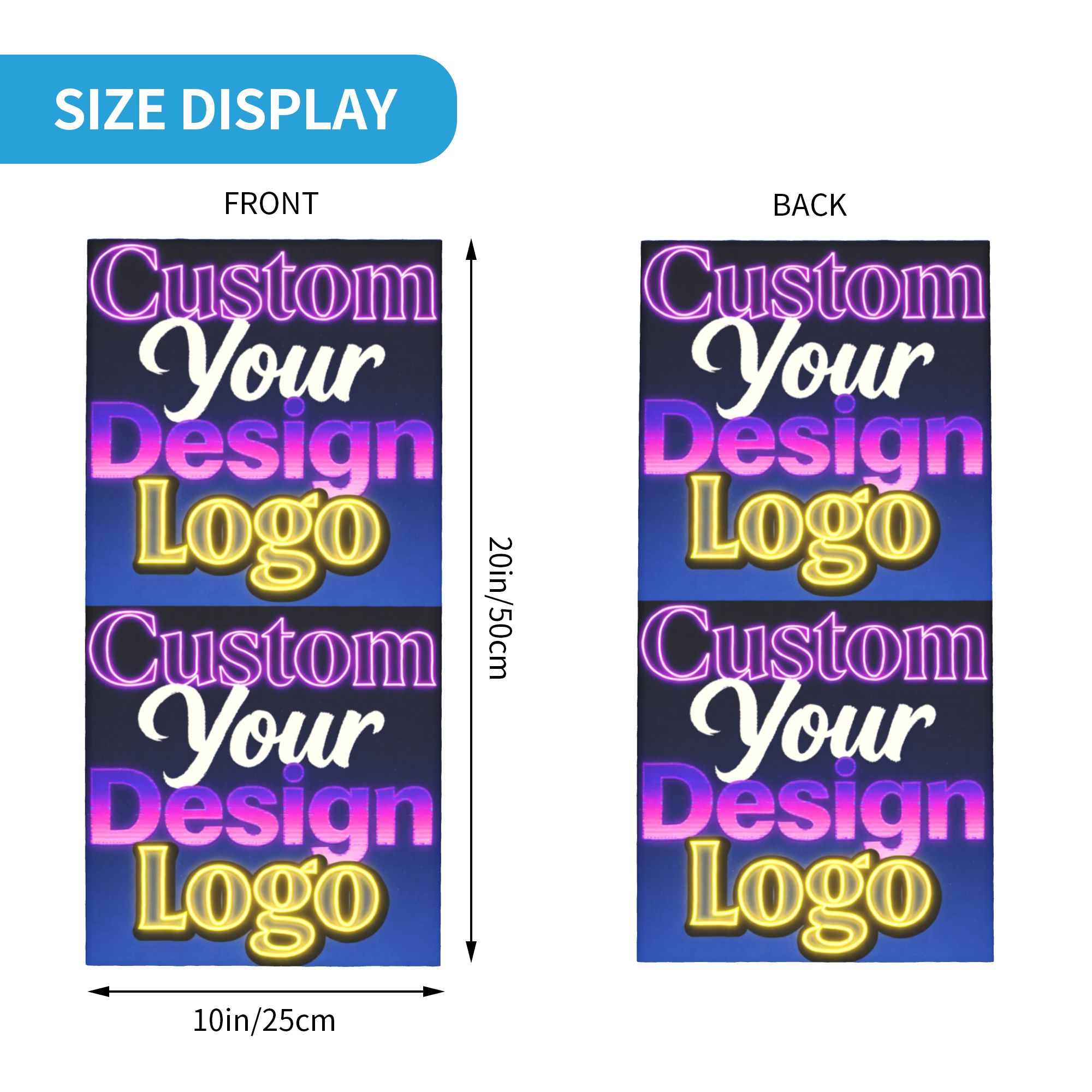 Custom Custom Your Design Logo – обзор и цена Neck Warmer Tube