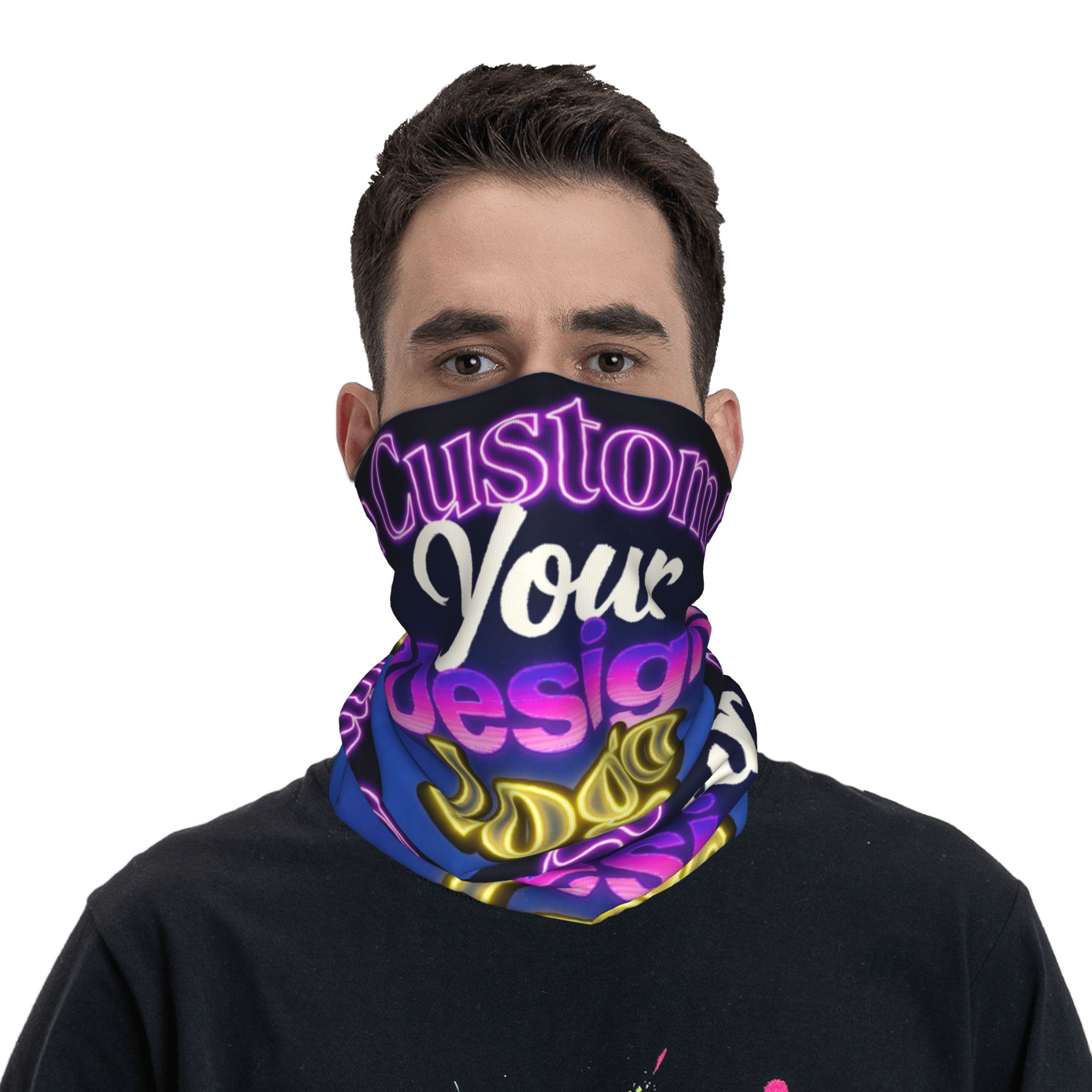 Custom Custom Your Design Logo – обзор и цена Neck Warmer Tube