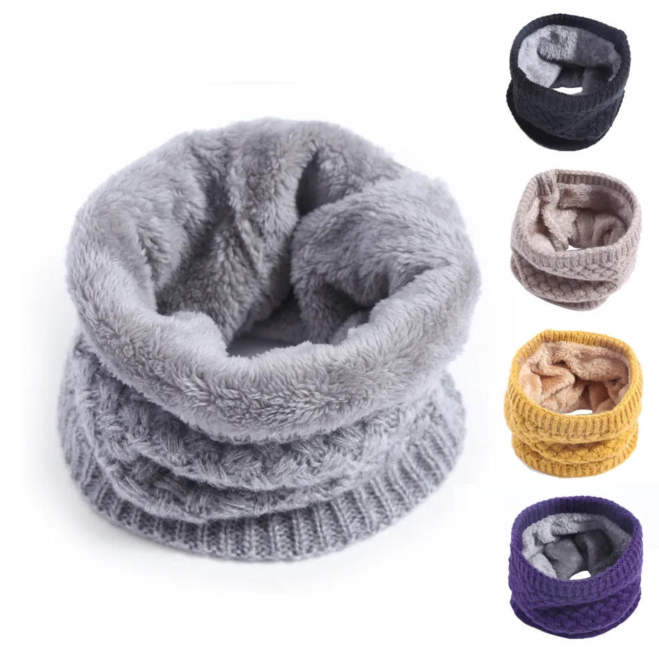 Kids Girls/Boys Winter Knitted – обзор и цена Infinity Scarf Knit