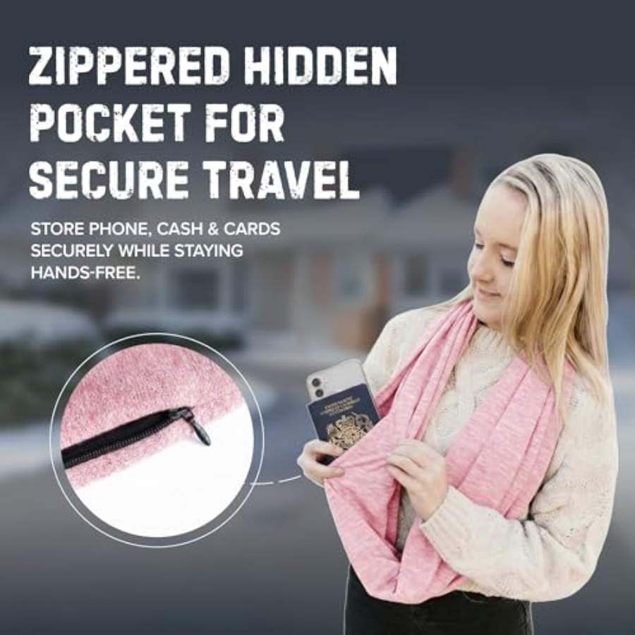 Infinity Travel Scarf Loop wit – обзор и цена Infinity Scarf Knit