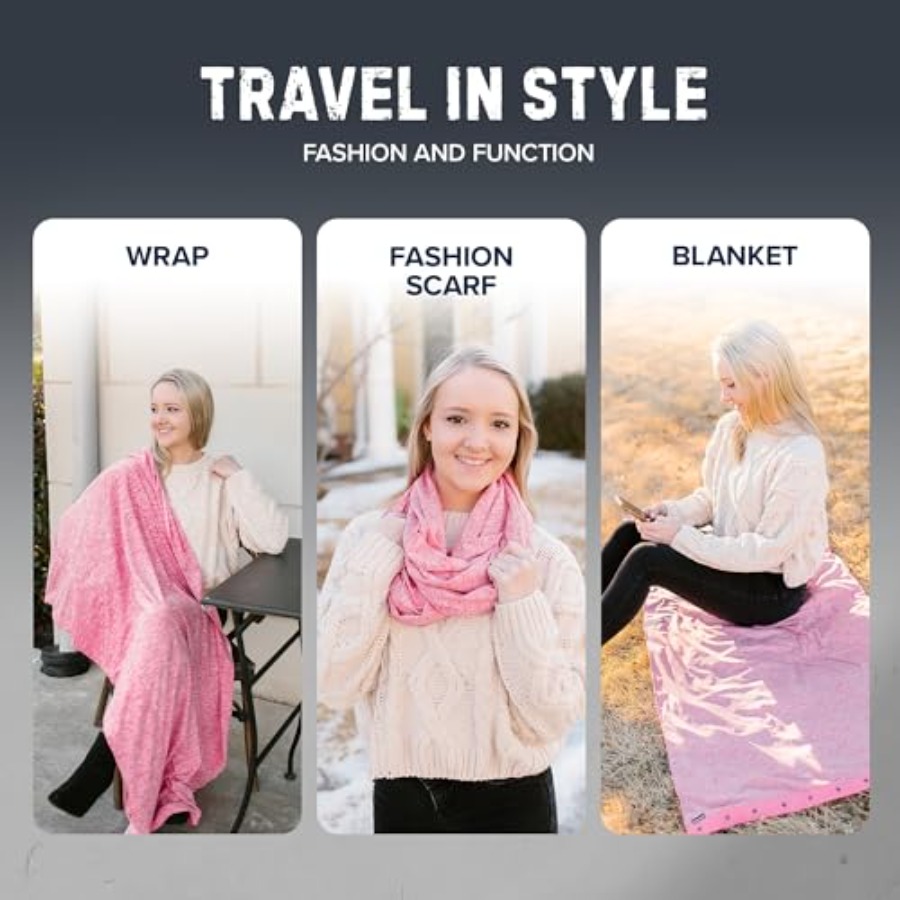 Infinity Travel Scarf Loop wit – обзор и цена Infinity Scarf Knit