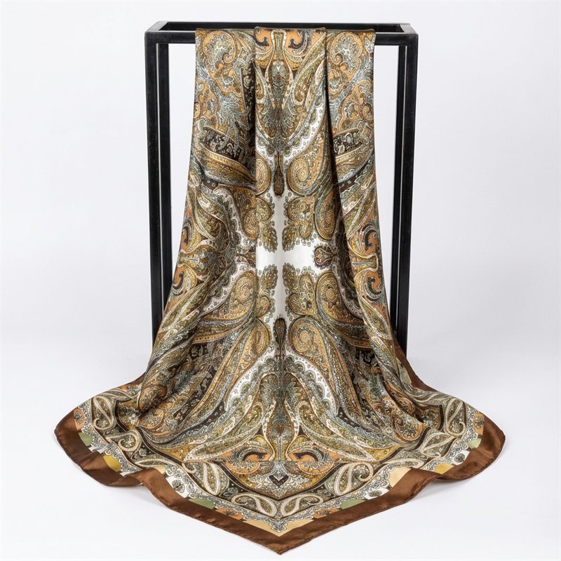 Women Spring Summer Square Sca – обзор и цена Silk Neck Scarf