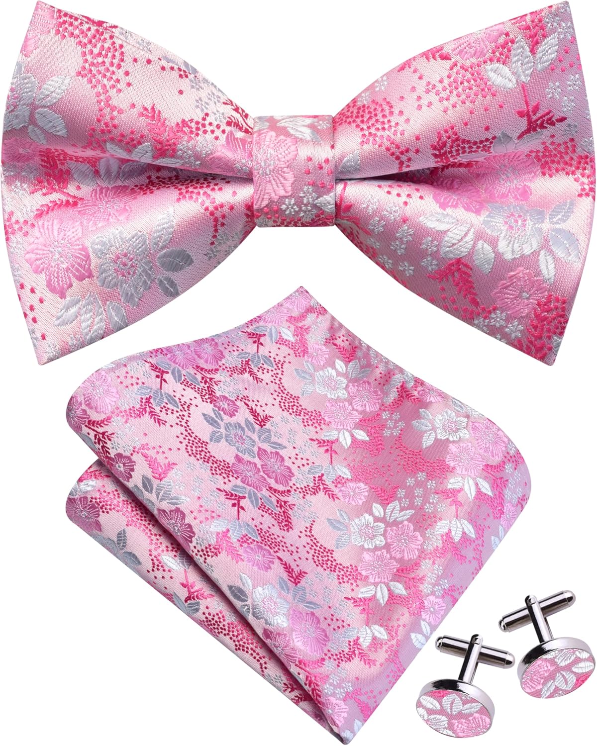 Floral Bow Tie & Handkerchief  – обзор и цена Pocket Square Set
