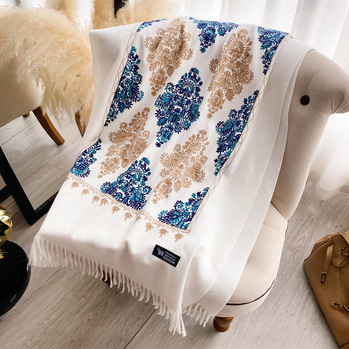 Women Fashion Winter Warm Cash – обзор и цена Woven Scarf Blanket