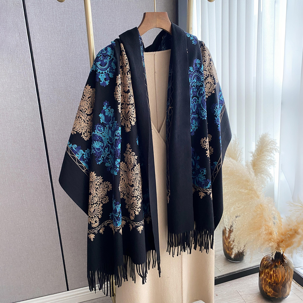 Women Fashion Winter Warm Cash – обзор и цена Woven Scarf Blanket
