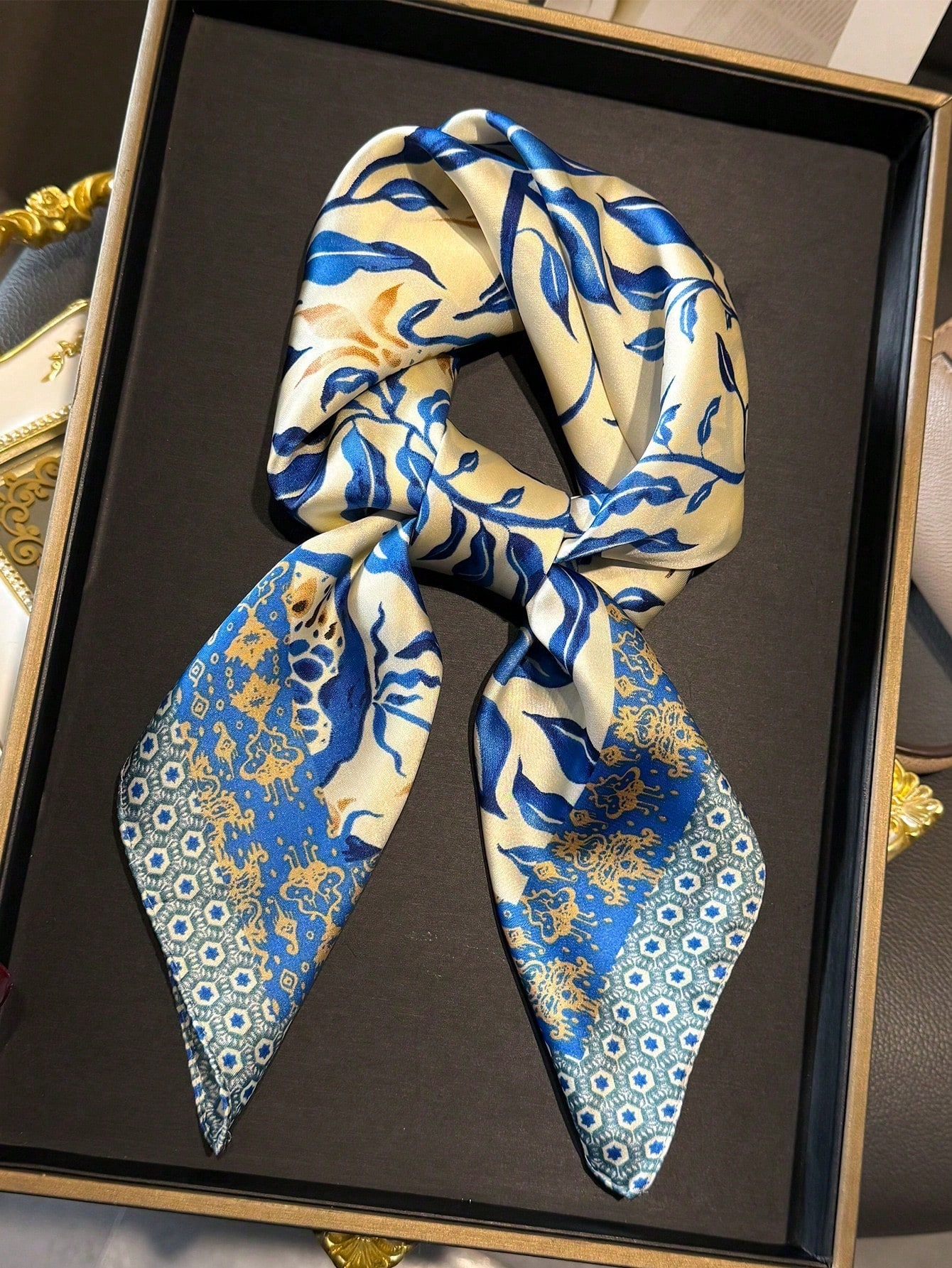 Luxury Brand Bohemia Print Squ – обзор и цена Face Scarf Mask