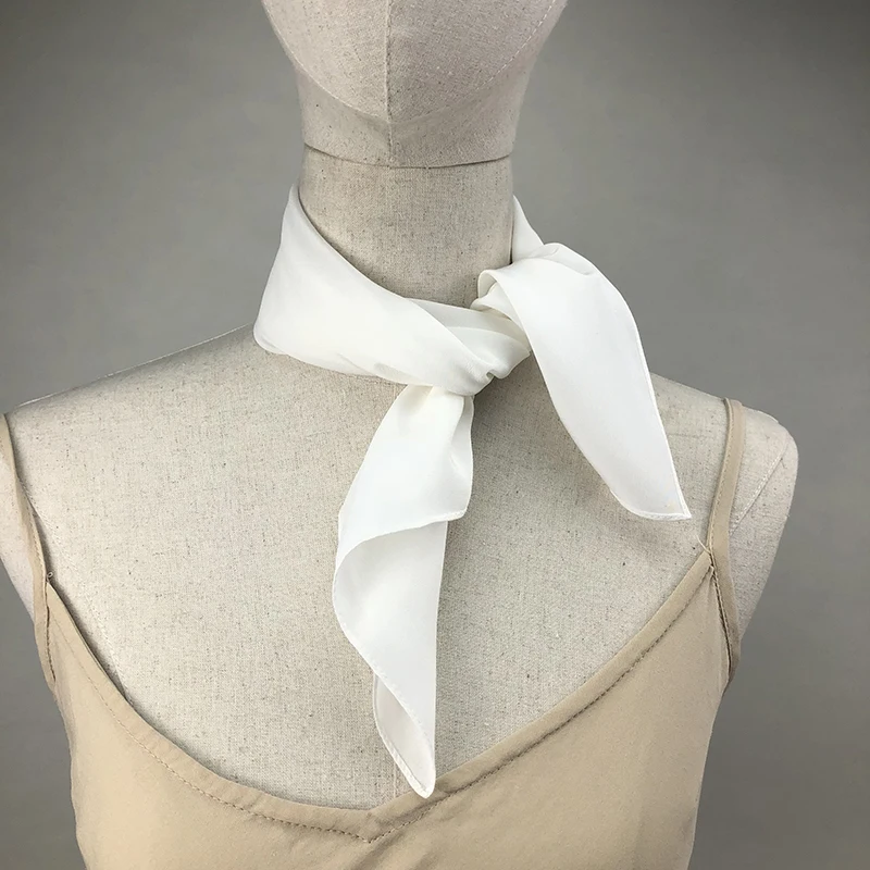 New Women Silk Scarf Square Ne – обзор и цена Ascot Neck Scarf