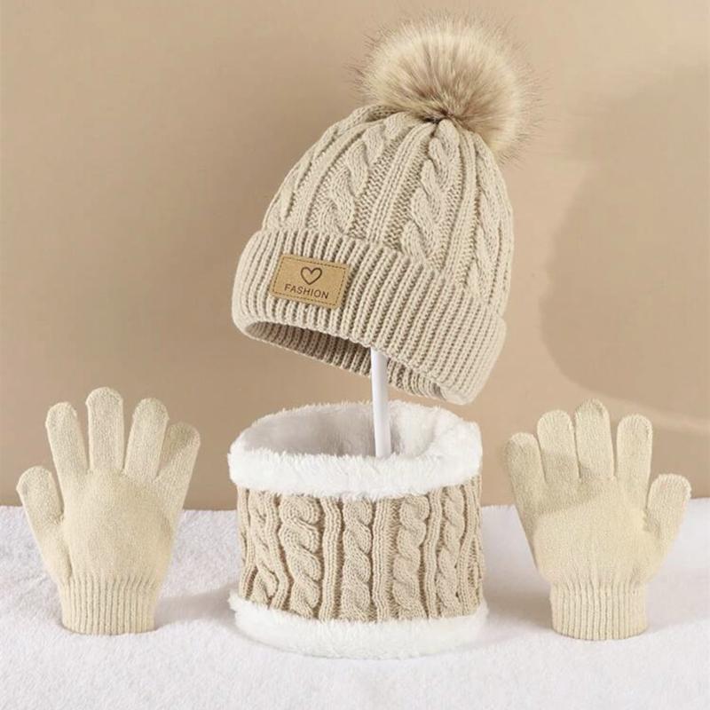 Toddler Kids Pom Pom Decor Bea – обзор и цена Infinity Scarf Knit