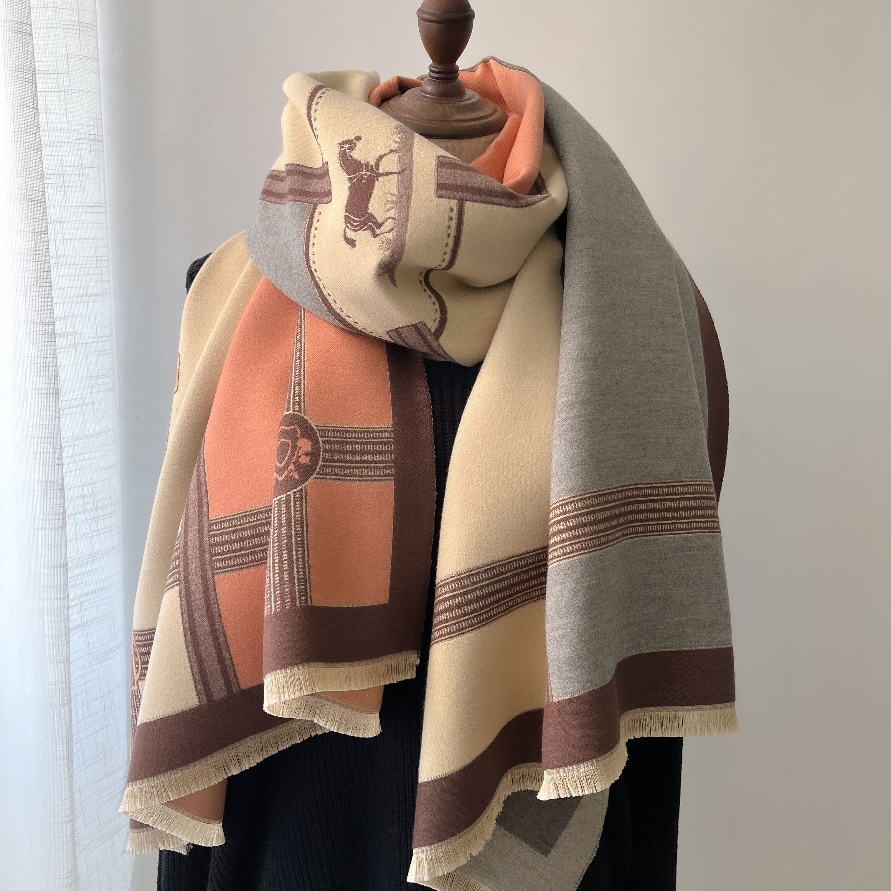 Winter Cashmere Scarf Women Lu – обзор и цена Woven Scarf Blanket