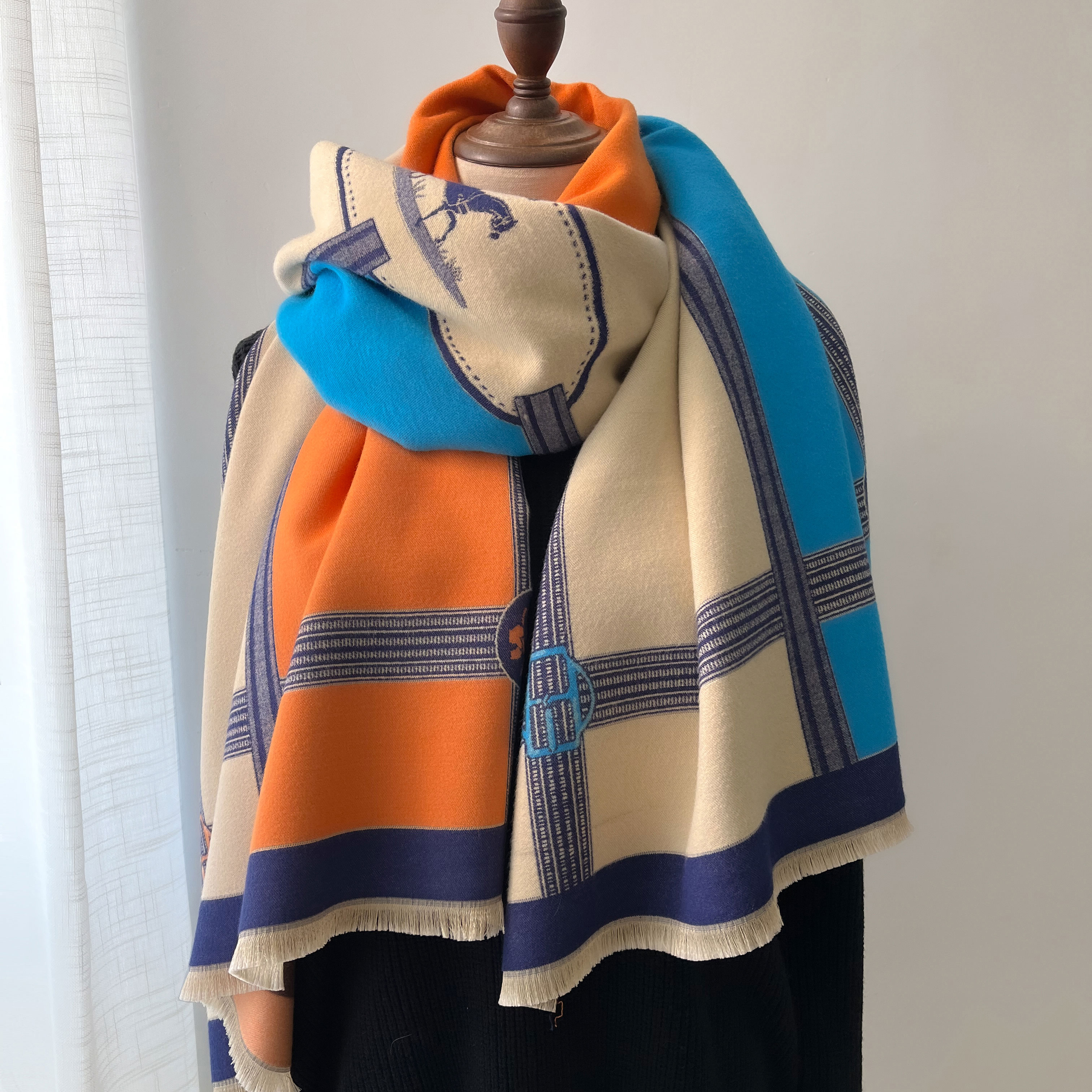 Winter Cashmere Scarf Women Lu – обзор и цена Woven Scarf Blanket