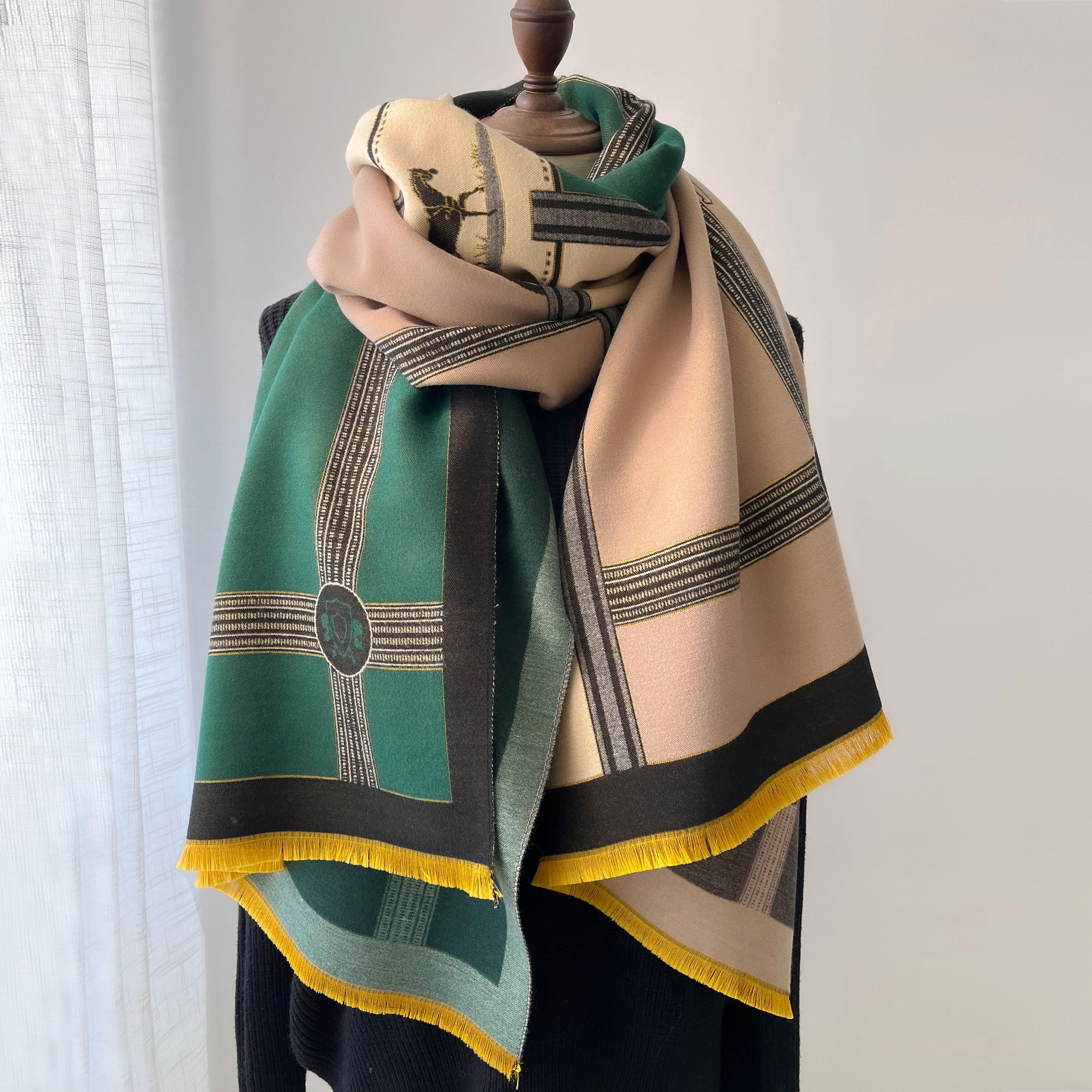 Winter Cashmere Scarf Women Lu – обзор и цена Woven Scarf Blanket
