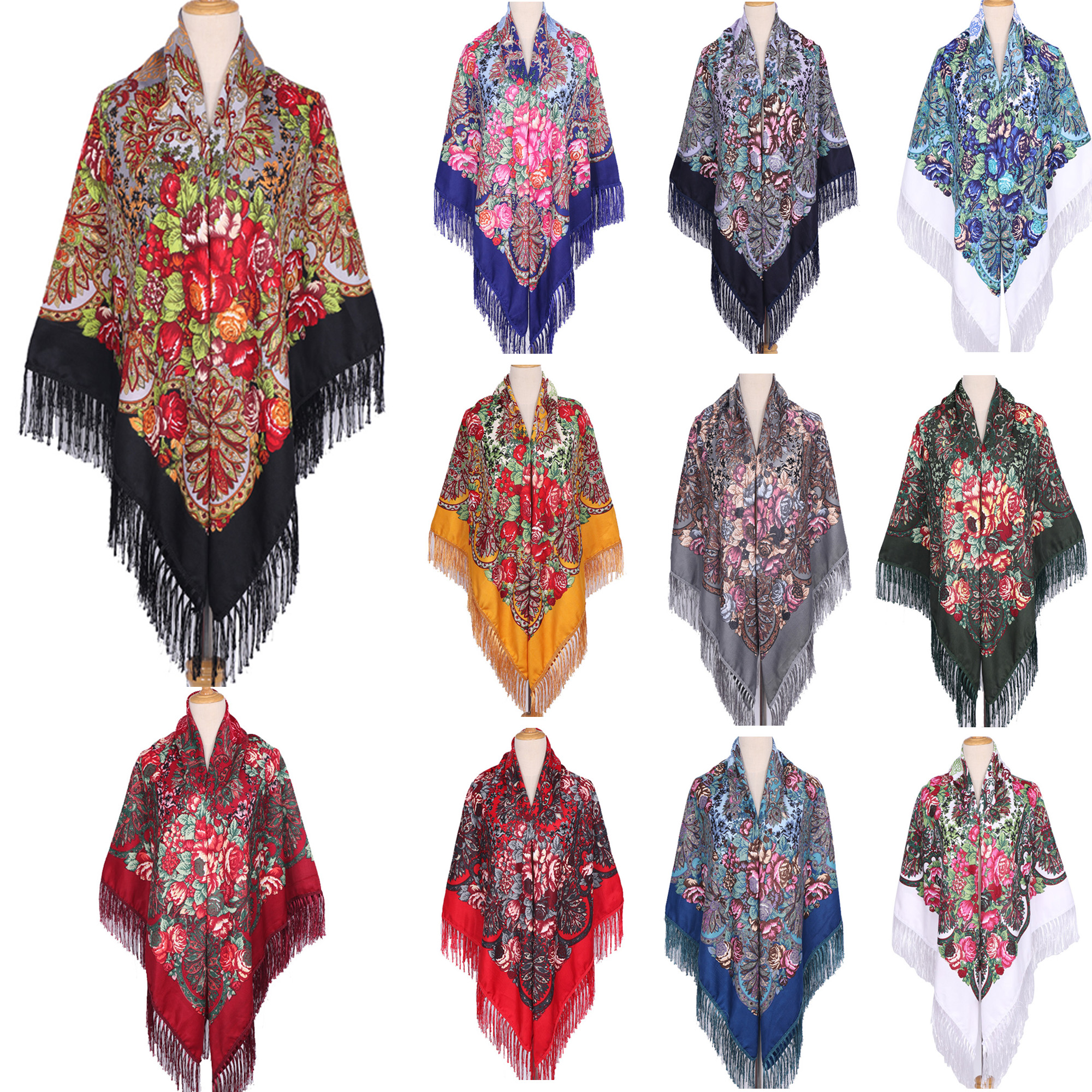 160*160cm Ethnic Large Square  – обзор и цена Woven Scarf Blanket